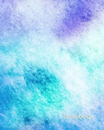 Notebook: Bullet Journal Marble Watercolor Dot Grid l Notebook (8" x 10 ...