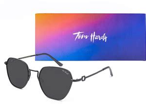 Buy Tom Hardy Retro Square, Wayfarer Sunglasses Black For Men & Women ...