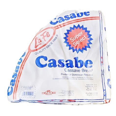 La Fe Traditional Cassava Bread (Casabe) 11oz - Gluten Free Yuca Flat ...