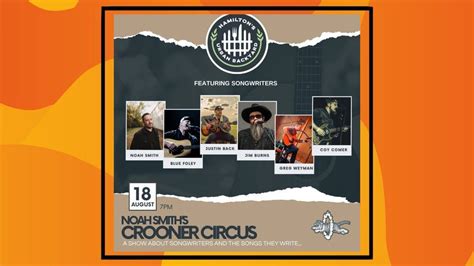 Noah Smiths Crooner Circus at Hamiltons Urban Backyard, Hamilton's ...