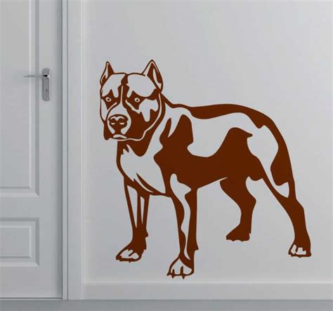 Pitbull Dog Sticker - TenStickers