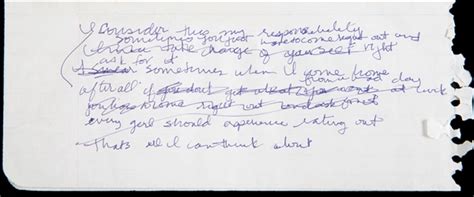 Lot Detail - Madonna "Where Life Begins" Handwritten Working Lyrics