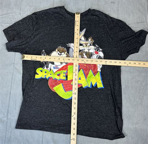 Looney Tunes Space Jam T-Shirt Men's XL Black | Ubuy India