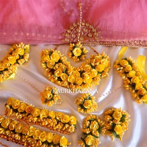 Buy Flower Jewelry for Haldi Online In India - Etsy India