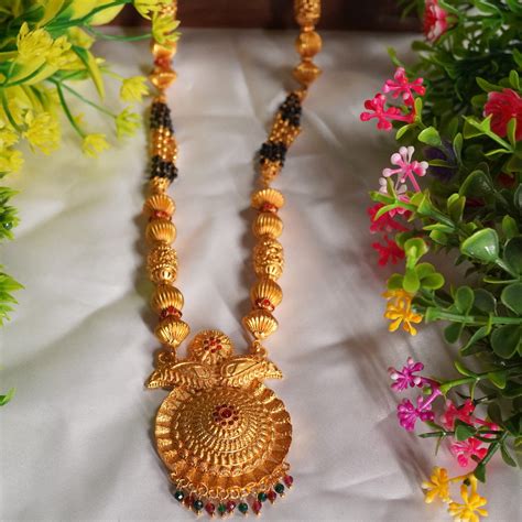 Shop online handmade geru mangalsutra designs. – Rishabh Gold