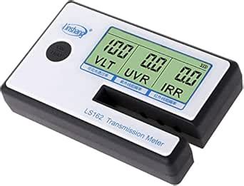 amiciSense Light Transmission Meter, 8mm Glass Tester (Tint Meter) with ...