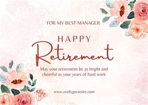 Free printable, customizable retirement card templates - Worksheets Library