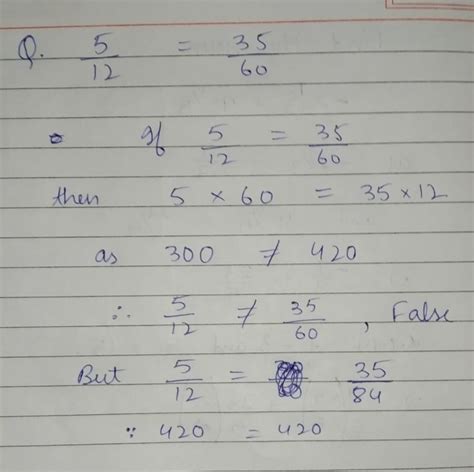 Equivalent fraction of 5/12 with numerator 35 is 35/60 - Brainly.in