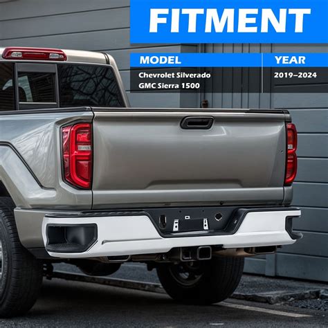 Complete Rear Bumper Assembly For 2019-2024 Sierra 1500 Silverado 1500 ...