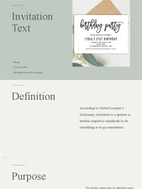 Drafting an Invitation: A Guide to Writing Formal and Informal ...