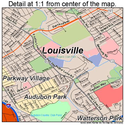 Louisville Ky Road Map at Ava Lazarev blog