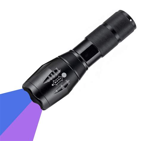 UV Torch, WESLITE 365 nm & 395 nm Ultraviolet Torch, 2 in 1 Dual UV ...