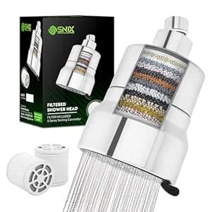 SNIX Essentials 20-Stage Shower Filter for Hard Water | Universal ...