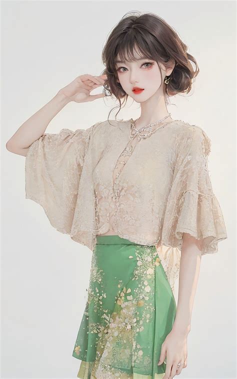 手绘美女 的图像结果