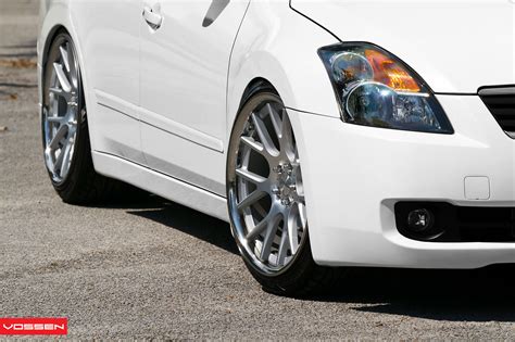 Low And Clean Nissan Altima Fitted With Classy Custom Wheels by Vossen — CARiD.com Gallery