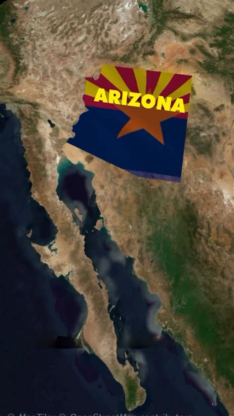 Arizona Time Zone Map