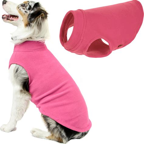 Snapklik.com : Gooby Stretch Fleece Vest Dog Sweater - Pink