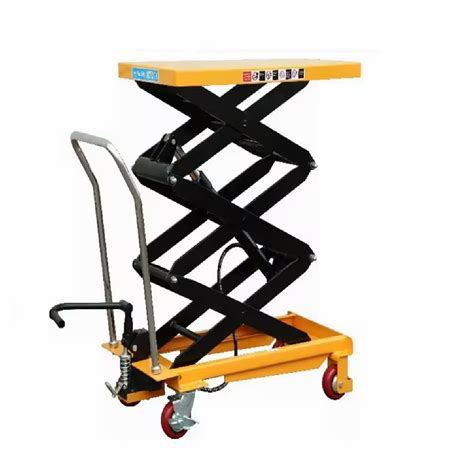 Material Handling Equipments - Manual Hydraulic Scissors Lift Table ...