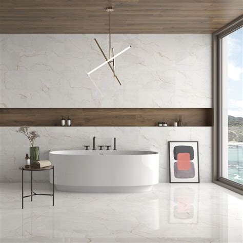 Happy Floors Statik 24x24 Porcelain Tile - Blend, Electrik, Charcoal & More