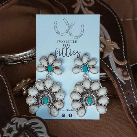 Handcrafted Vintage Western Earrings – Penelope Claire Ponywear