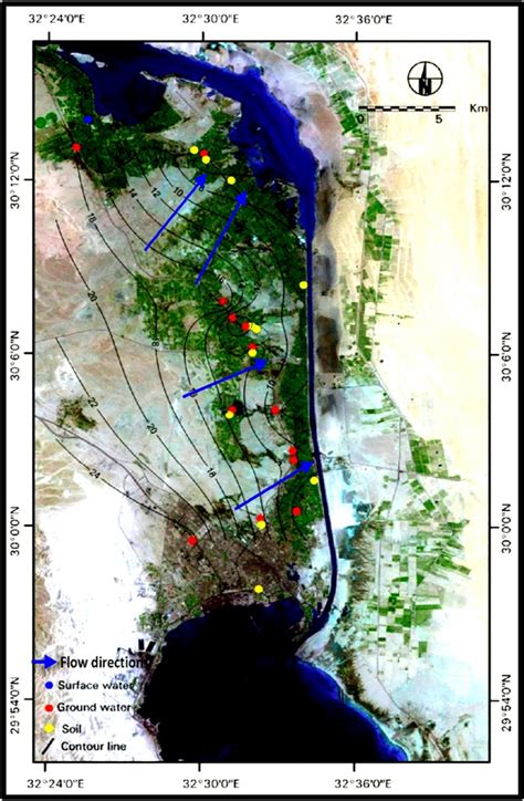 Image result for Subsurface Water Flow Direction Map