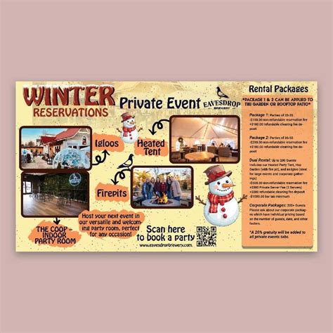 Entry #132 by meherun2004 for Eavesdrop Brewery Event Spaces Flyer ...