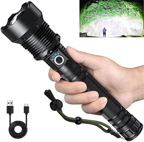 UNIRO FX1000 LED Flashlight | Rechargeable Torch USB Type-C with ...