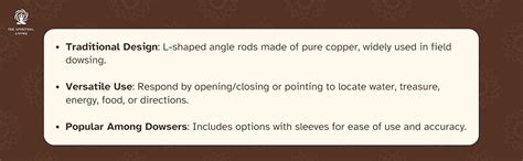 The Spiritual Living Copper Dowsing L Rods Pair for Aura Energy Checker ...