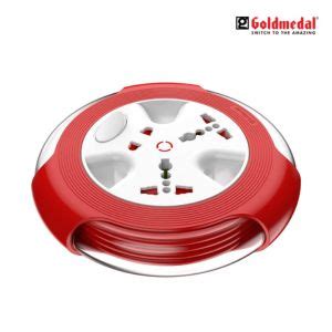 Goldmedal Krysta 2 Pin Extension Cord (White and Red) – Pack of 1 ...