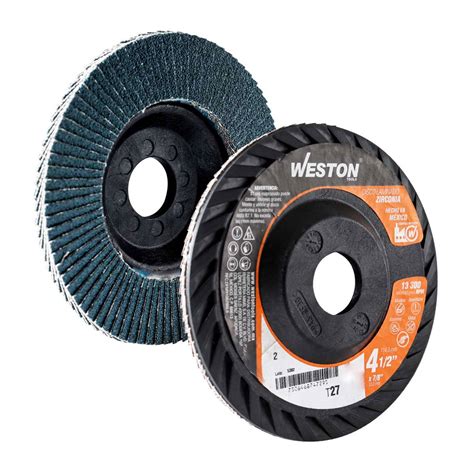 Z-13814 - DISCO LAMINADO WESTON ZIRCONIO 4-1/2X7/8" G80 T27 PLASTICO