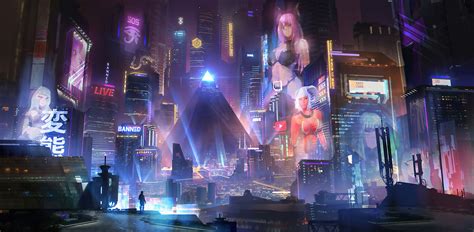 Cyberpunk City 4k Wallpapers - Wallpaper Cave