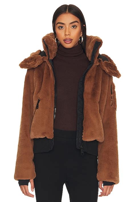 SAM. Faux Fur Nala Jacket in Caramel | REVOLVE