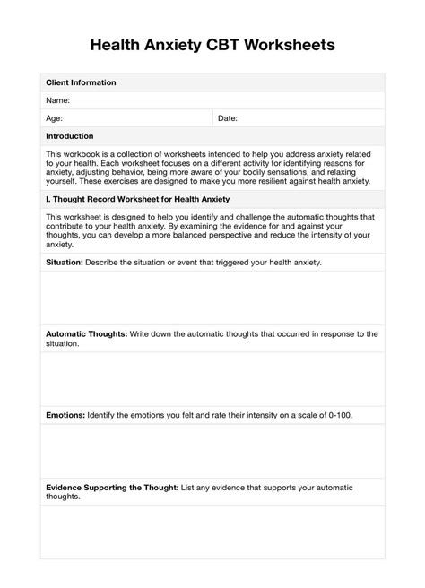 Coping with Triggers CBT Worksheet & Example | Free PDF Download