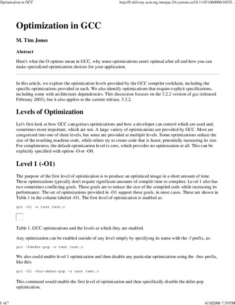 Image result for GCC Optimization Techniques