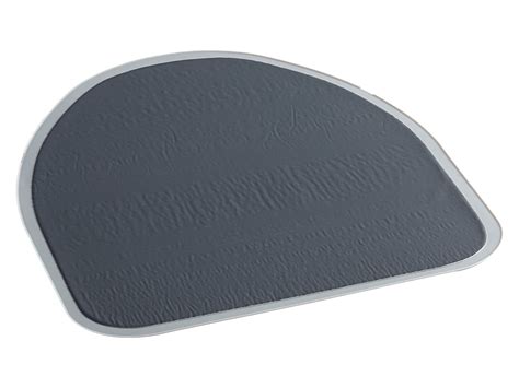 Lavex Gray Disposable Urinal Floor Mat - 6/Case