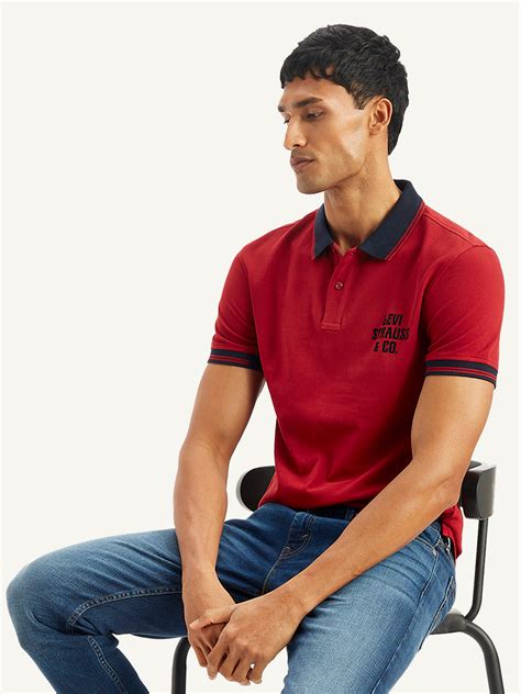 Men's Brand Logo Slim Fit Polo T-Shirt – Levis India Store