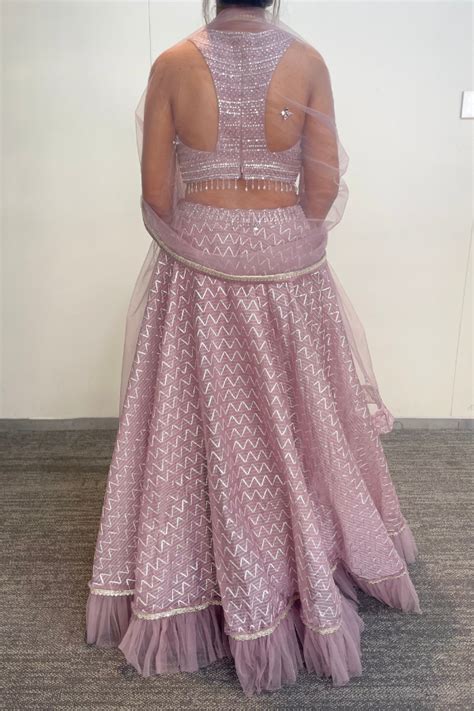 onion pink lehenga set – Kuro Clothing India