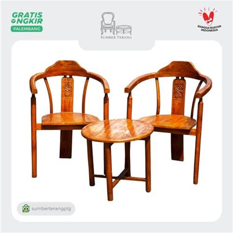 Jual Kursi Teras Jati Minimalis Kursi Tamu Jati Meja Tamu Kayu Coffee ...
