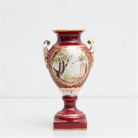 Late 19th Century Spanish Serves Style Vase For Sale at 1stDibs