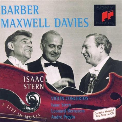 Barber;Violin Concerto: Stern, Nypo, Bernstein, Rpo: Amazon.in: Music}