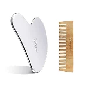 Vintageware® Gua Sha Tool for Face, Stainless Steel, Facial Massager ...