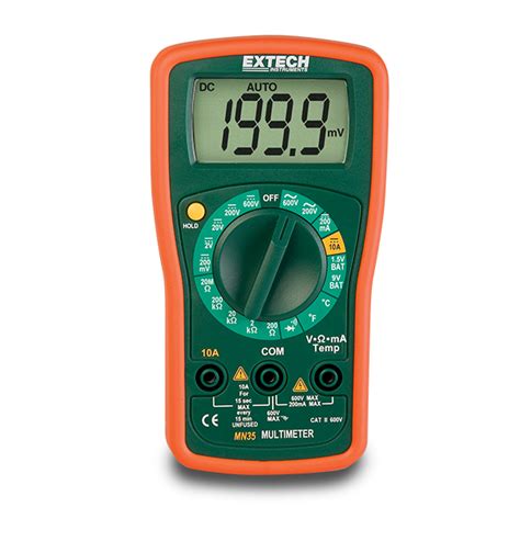 Extech MN35: Digital Mini MultiMeter | Extech