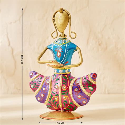 Buy Corsica Mystic India Set of 3 Iron Musician Doll Figurines from ...