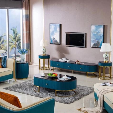 Urban Luxury TV Unit With Combo Center Table – The Maple Tree