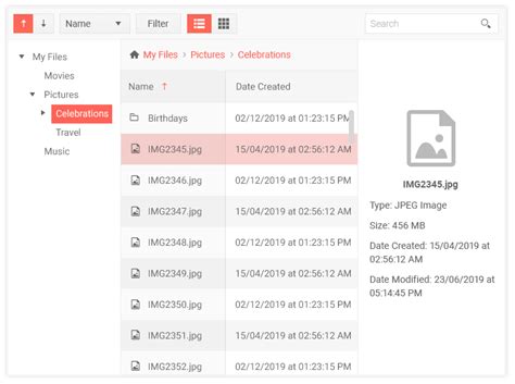 Asp.net Core File Manager 的图像结果