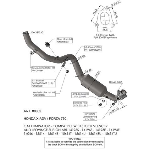 HEADER PIPES for Honda X-adv 2025 | LeoVince