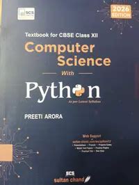 Buy Computer Science with Python: CBSE Class 12th (2025 - 26 Session ...