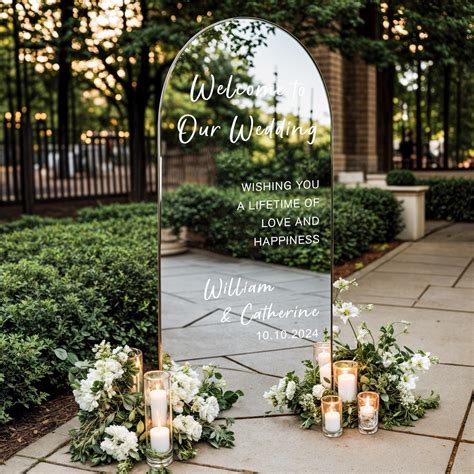 Welcome to Our Wedding Sign Decal, Wedding Welcome Sign Decal, Custom ...