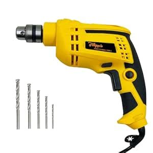 Hillgrove HGCM1119M1 All Purpose 450W Drill Machine with 5Pcs Masonry ...