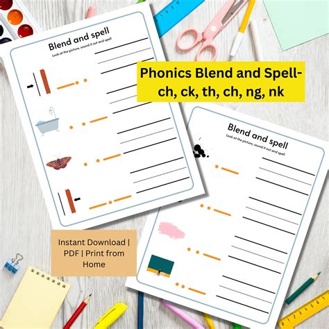 Phonics Worksheets Vowels & Digraph Bundle CVC Words Phonics Games Kindergarten Phonics CVC ...